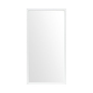 HomeRoots Rectangle White Accent Mirror - Modern Crisp Finish Frame for Bright, Stylish Home Décor Upgrade 380085