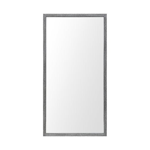 Homeroots Rectangle Grey Accent Mirror With Driftwood Quality Frame  Polystyrene Foam 380089