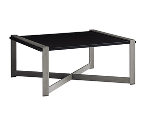Lexington Tommy Bahama Outdoor 3800-943 Contemporary Rectangular Cocktail Table For Stylish Outdoor Living Spaces & Cozy Sectionals Gray Wood 3800-943