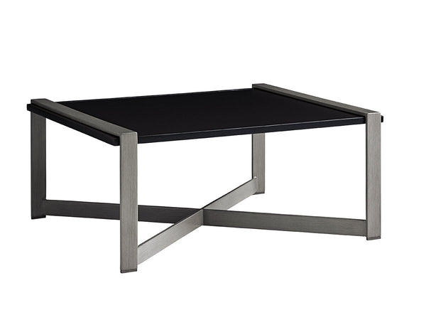 Lexington Tommy Bahama Outdoor 3800-943 Contemporary Rectangular Cocktail Table For Stylish Outdoor Living Spaces & Cozy Sectionals Gray Wood 3800-943