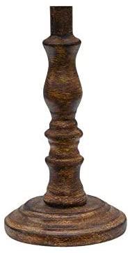 Homeroots Brown Traditional Table Lamp With Farm Animal Printed Shade   380106