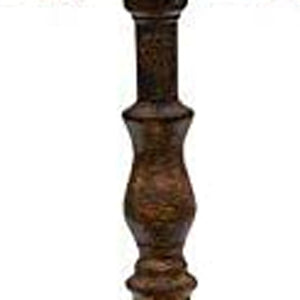 Homeroots Brown Traditional Table Lamp With Farm Animal Printed Shade   380106