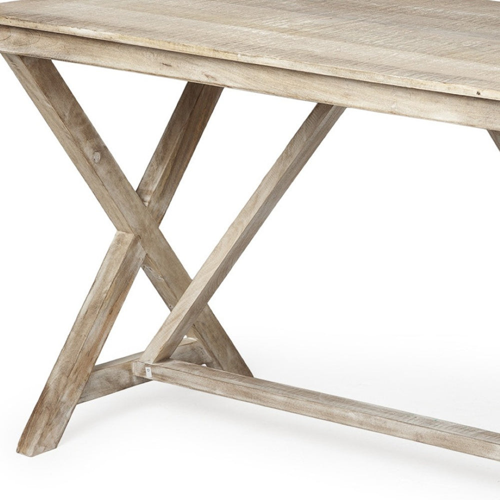 HomeRoots 28" Brown Writing Desk - Classic Solid Wood Design, Perfect for Home Office or Cozy Living Spaces 380201