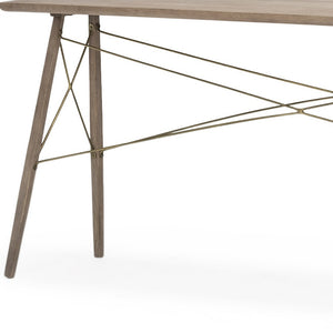 Homeroots 16" Brown Solid Wood Console Table   380221