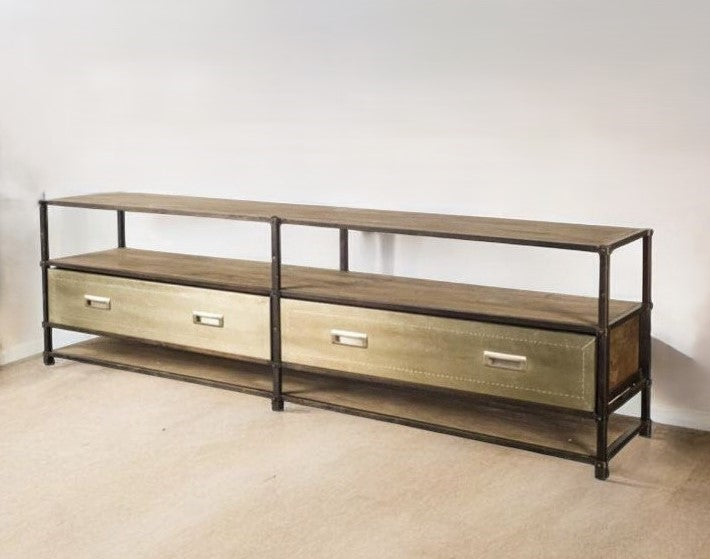 Homeroots 15" Brown Solid Wood Console Table   380226