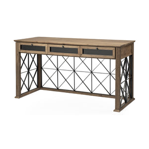 Homeroots 60" Solid Wood Enclosed And Open Storage Tv Stand  Solid Wood 380229