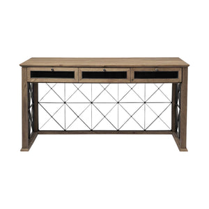 Homeroots 60" Solid Wood Enclosed And Open Storage Tv Stand  Solid Wood 380229