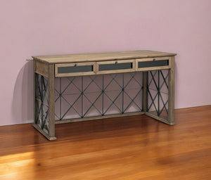 Homeroots 60" Solid Wood Enclosed And Open Storage Tv Stand  Solid Wood 380229