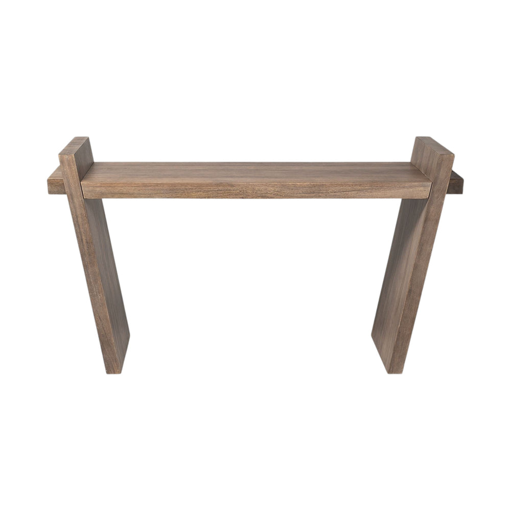 Homeroots 16" Brown Solid Wood Solid Console Table   380236