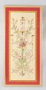 Chelsea House Classical Hand-Painted Silk Watercolor Panel In Gold Frame With Glass — Elegant 64.5"X31" Ready-To-Hang Artwork 380254