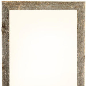 HomeRoots 24" Gray Solid Wood Picture Frame – Stylish 24x36 Hanging Display for Photos & Artwork, Versatile Decor 380262