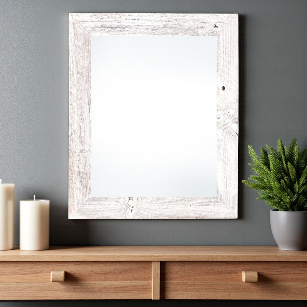 HomeRoots 24" x 36" White Solid Wood Picture Frame - Modern Design for Art & Photos, Ready to Hang, Versatile Use 380264