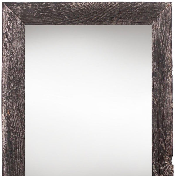 HomeRoots 24" Solid Wood Black Picture Frame - Elegant 24x36 Artwork Display with Easy-Hang Design & Versatile Style 380271