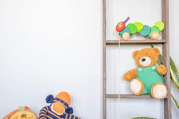 Homeroots 5 Step Rustic Wood Ladder Shelf  Wood 380323