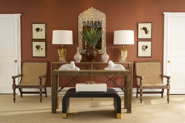 Chelsea House Danchin Hand-Colored Setter Print In Brown & Gold Frame With Glass — Ready-To-Hang Classic For Homes 380358