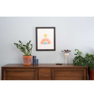 Homeroots 18x24 Rustic Smoky Black Picture Frame With Plexiglass Holder   380366