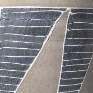 Homeroots Grey And Brown Ceramic Vase  Ceramic 380397