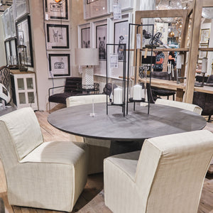 Homeroots Set Of Two Cream Upholstered Fabric Parsons Chairs  Wood 380445