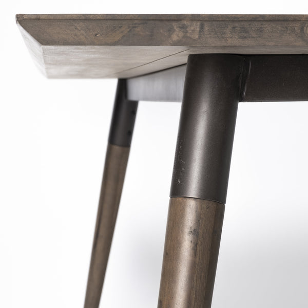 Homeroots 72" Dark Brown Solid Wood Dining Table   380477