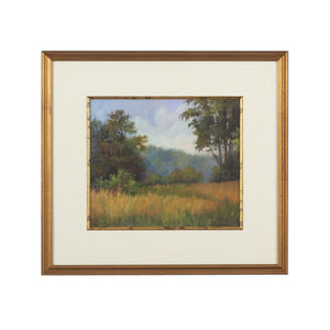 Chelsea House View From Grailville Framed Lithograph With Antique Gold Frame And Protective Glass, Ready To Hang (20.5X22.5") 380496