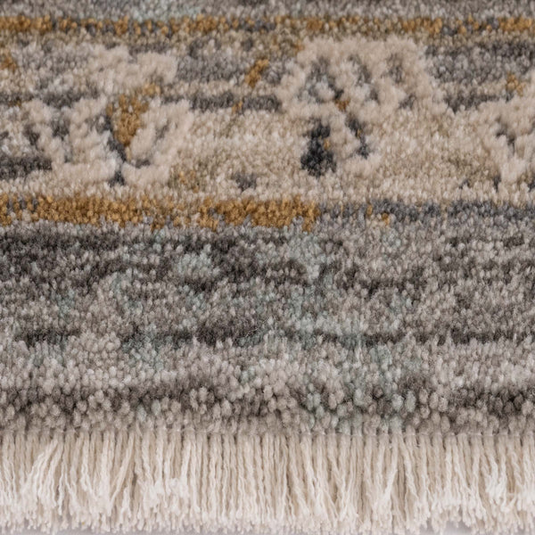 Capel Rugs Zenith-heriz Stunning Area Rug With Hi-low Texture And Natural Colors For Luminous Home Design Mist, Gray 90% Polyester,10% Olefin 3805rs02071000220