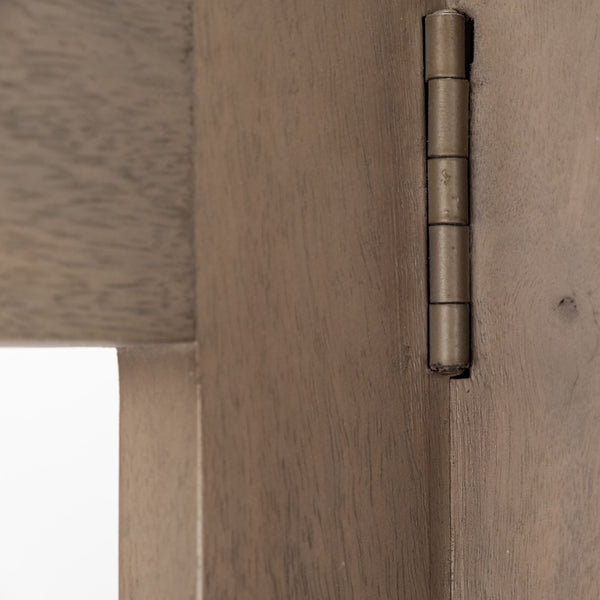 Homeroots Light Brown Wood Shelving Unit With 4 Shelves   380596