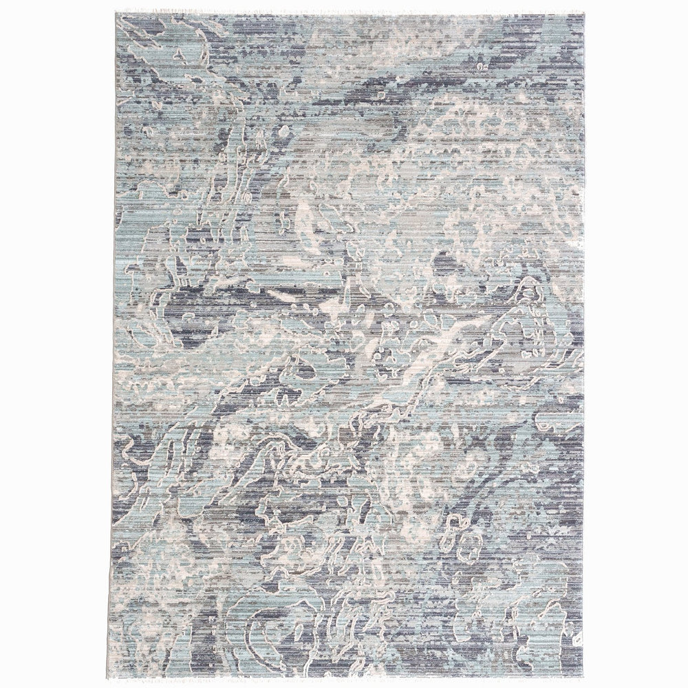 Capel Rugs Zenith-lava Dynamic Area Rug Collection With Hi-low Texture And Natural Color Blending For Elegance Ocean, Ivory 90% Polyester,10% Olefin 3806rs09061301440