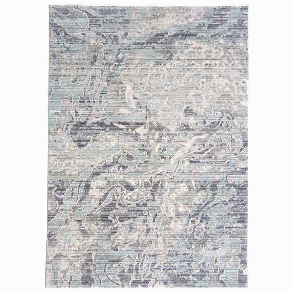 Capel Rugs Zenith-lava Dynamic Area Rug Collection With Hi-low Texture And Natural Color Blending For Elegance Ocean, Ivory 90% Polyester,10% Olefin 3806rs09061301440