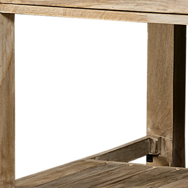 Homeroots Modern Farmhouse Rolling Kitchen Island Or Bar Cart  Wood 380613