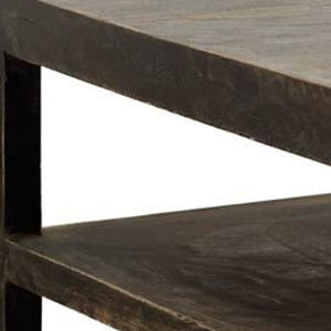 HomeRoots 22" Brown Solid Wood Square End Table - Versatile Design, Durable Craftsmanship & Stylish Storage Solutions 380654