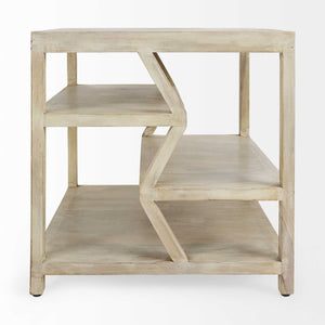 Homeroots 22" Brown Solid Wood Square End Table   380671