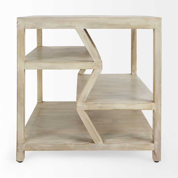 Homeroots 22" Brown Solid Wood Square End Table   380671