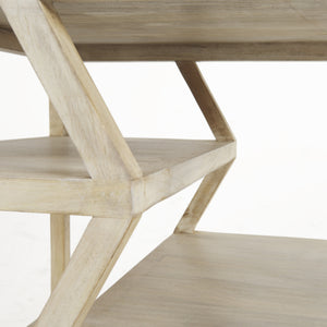 Homeroots 22" Brown Solid Wood Square End Table   380671