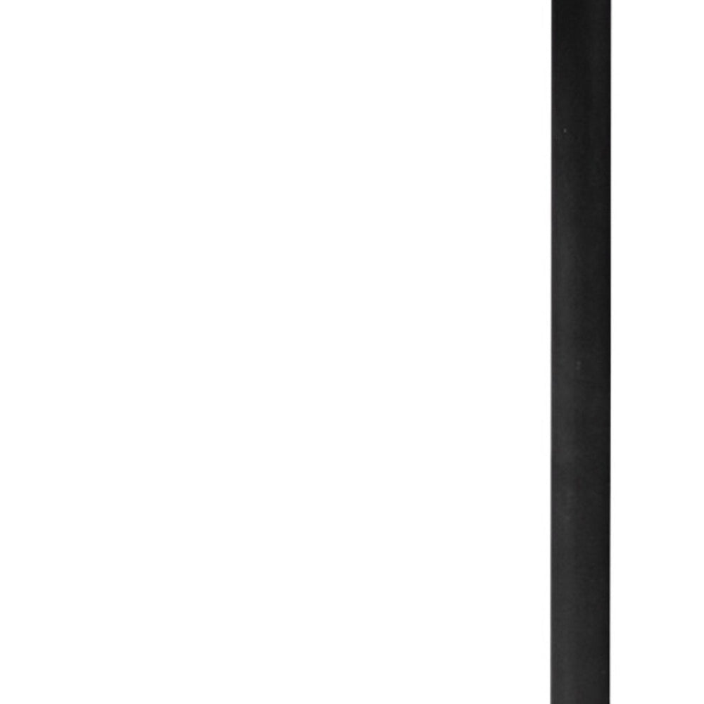 HomeRoots 27" Black And White Marble Round End Table - Modern Accent Piece with Stylish Metal Base & Unique Design 380695