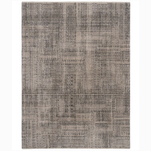 Capel Rugs Zenith-lineal Oyster Area Rug - Dynamic Hi-low Texture, Natural Colors, And Fluid Design Elegance Oyster, Blue 90% Polyester,10% Olefin 3807rs02071000340