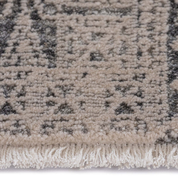 Capel Rugs Zenith-lineal Oyster Area Rug - Dynamic Hi-low Texture, Natural Colors, And Fluid Design Elegance Oyster, Blue 90% Polyester,10% Olefin 3807rs02071000340