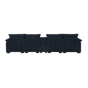 English Elm 8004aac-package Stylish Home Furniture Set for Modern Living Spaces Blue N723P240823C