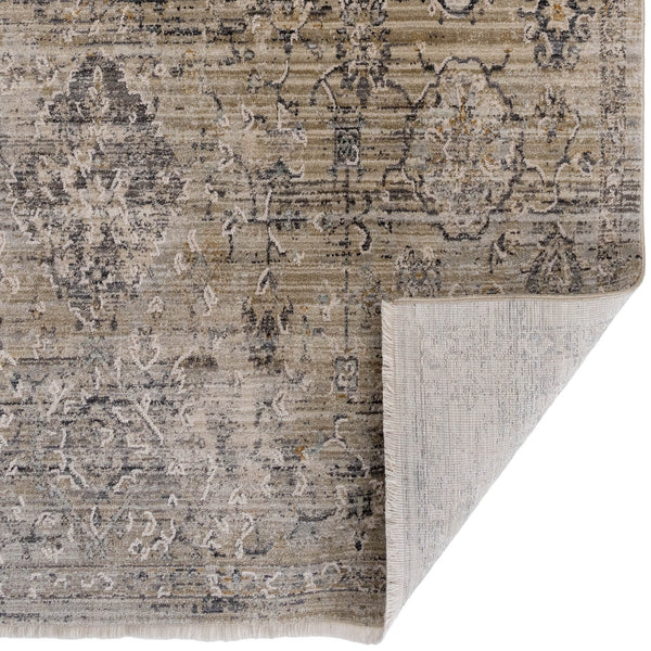 Capel Rugs Zenith-sarouk Luminous Area Rug Collection With Dynamic Texture And Natural Color Blending Design Glacier, Blue 90% Polyester,10% Olefin_X000d_ 3808rs02071000300