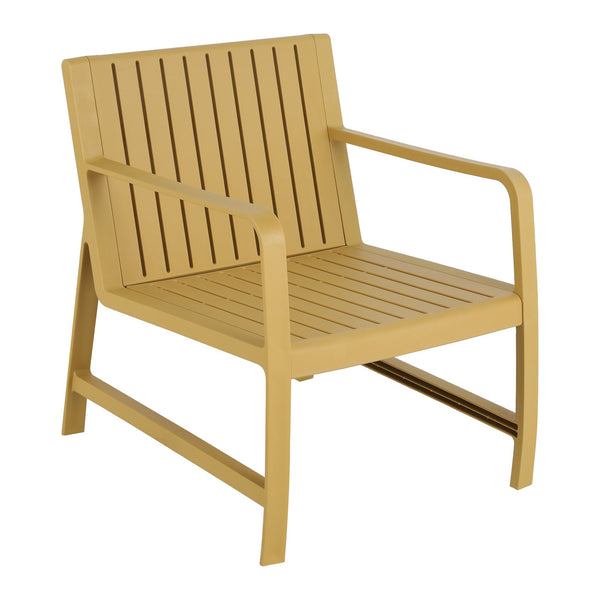 English Elm 2-Piece Indoor/Outdoor Furniture Set - Ergonomic, Waterproof, Easy-Clean Patio Chairs & Table In Yellow W3450P323305