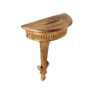 Chelsea House Park Street Bracket Antique Gold — Vintage Metal Wall Sconce Bracket With Scrollwork, 13"H X 8.5"W 381054
