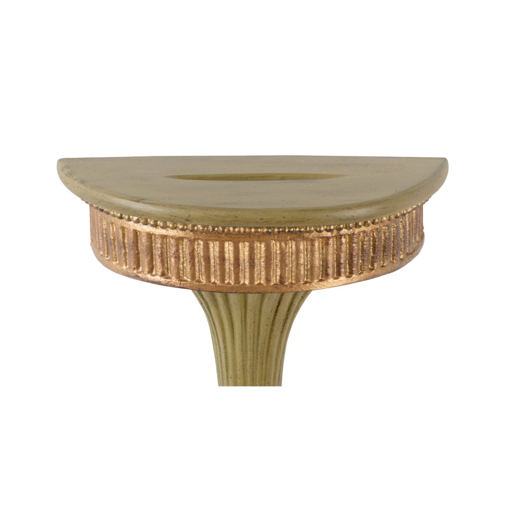 Chelsea House Park Street Bracket Italy Green — Decorative Wall Sconce & Shelf Accent, Timeless Compact 13" H Support 381055