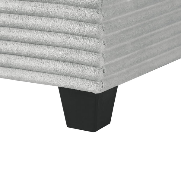 English Elm Sectional U-Shaped Sofa With Movable Ottoman & Side Storage Pockets - Stylish Comfort For Living Rooms N719S002080E-GIGA