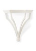 Chelsea House Sheraton Classic White Wall Bracket Shelf — 16"X9.5" Sheraton-Style Decorative Wooden Display Accent 381462