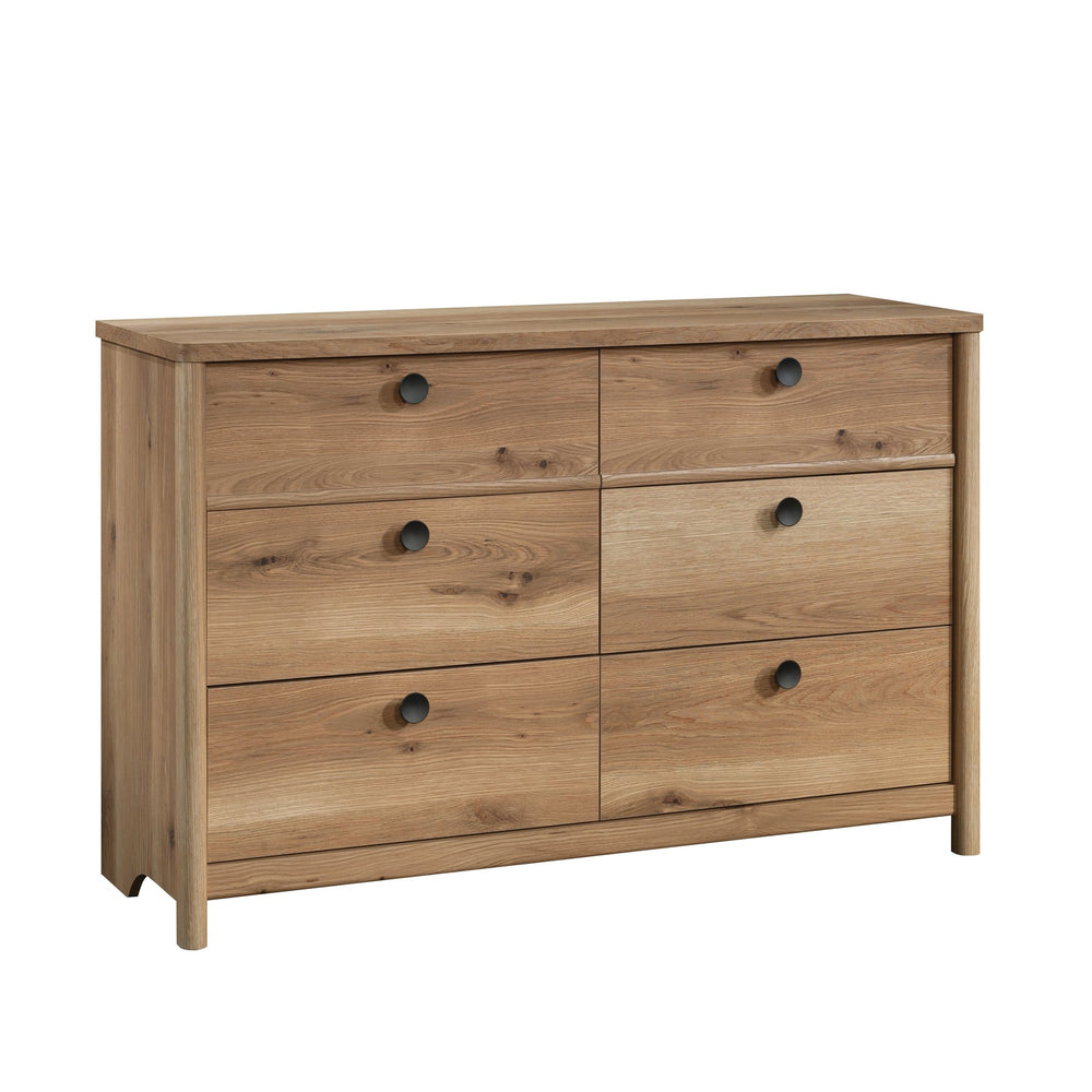 English Elm Dresser, Elegant Brown Finish With 4 Deep Drawers For Stylish Storage In Any Room Or Entryway B356P402612