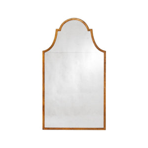 Chelsea House Architectural Arch Mirror With Antique Patina Finish, Sculptural Arched Design For Mantels & Entryways Gold 381693