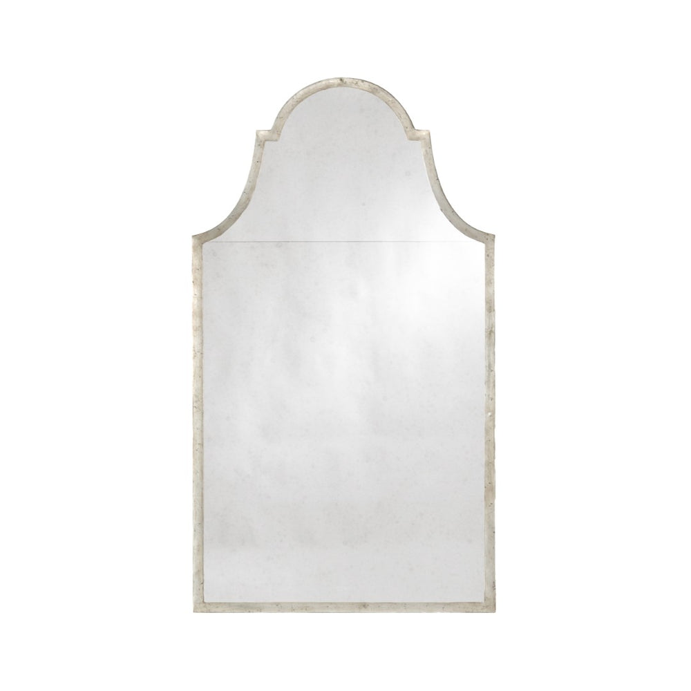 Chelsea House Architectural Arch Mirror With Antique Patina Finish, Sculptural Arched Design For Mantels & Entryways Silver 381694