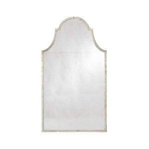 Chelsea House Architectural Arch Mirror With Antique Patina Finish, Sculptural Arched Design For Mantels & Entryways Silver 381694