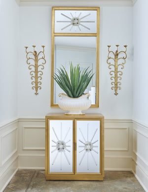 Chelsea House Tall Candle Sconce — Golden Bronze Wrought Iron Wall-Mounted Accent For Pillar Or Taper Candles, 30" H 381872