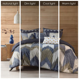 INK+IVY Alpine Mid-Century 3 Piece Comforter Mini Set II10-553 Navy