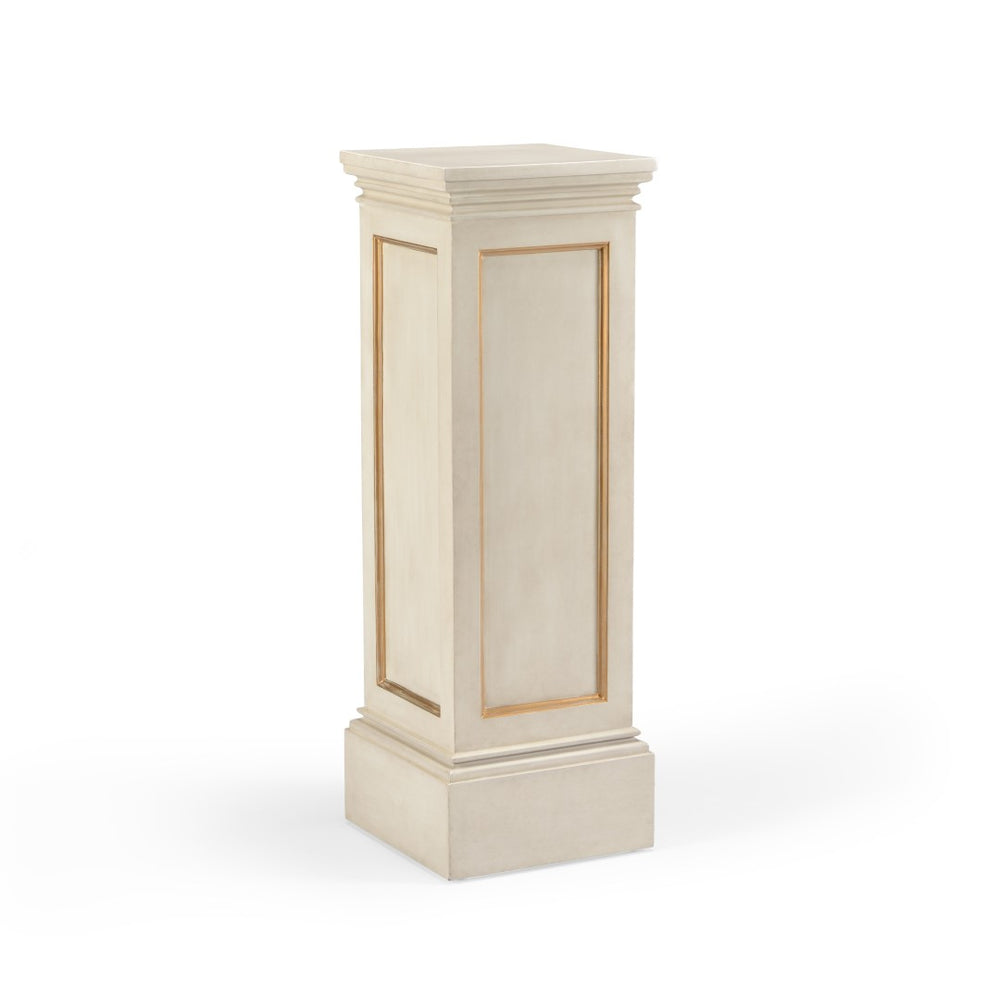Chelsea House Classic Gilt Pedestal By Lisa Kahn — Hand-Finished Solid Wood Display Stand, 42" H, Timeless Accent Piece 381974